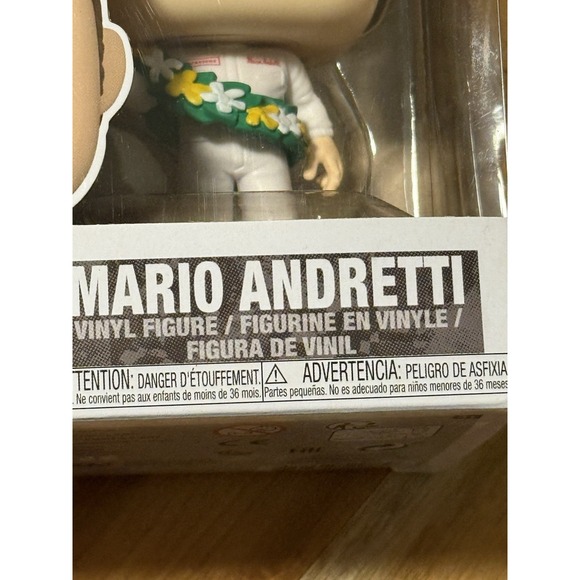 Funko Mario Andretti 10 INDY 500 Sports Legends POP! New In Box - Picture 3 of 7